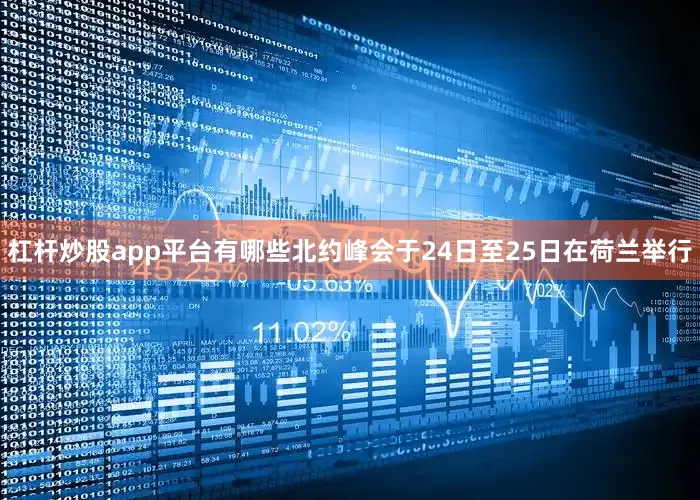 杠杆炒股app平台有哪些北约峰会于24日至25日在荷兰举行